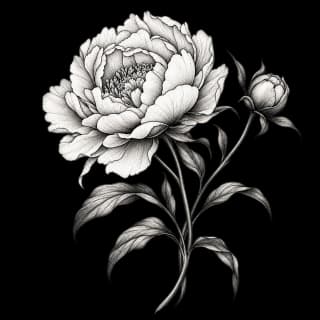 Original botanical tattoo concept