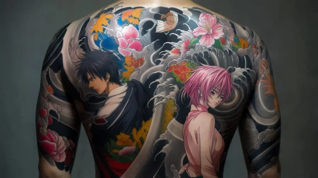 anime tattoo