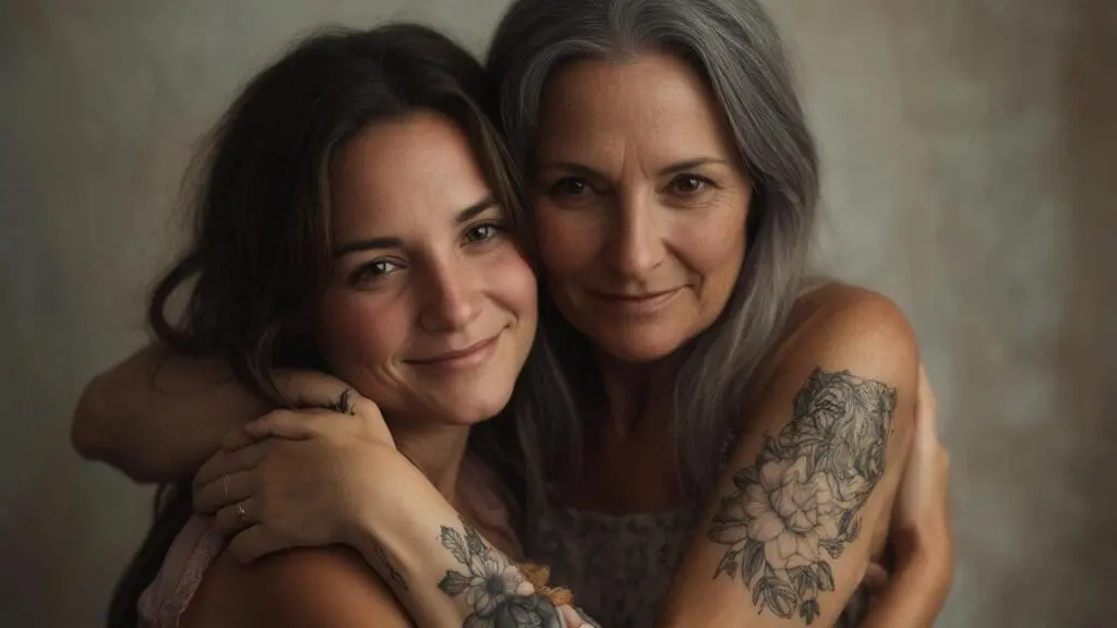 mom daughter tattoo ideas