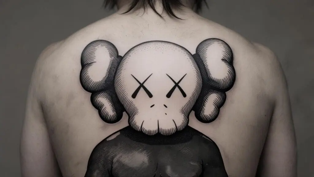 kaws tattoo