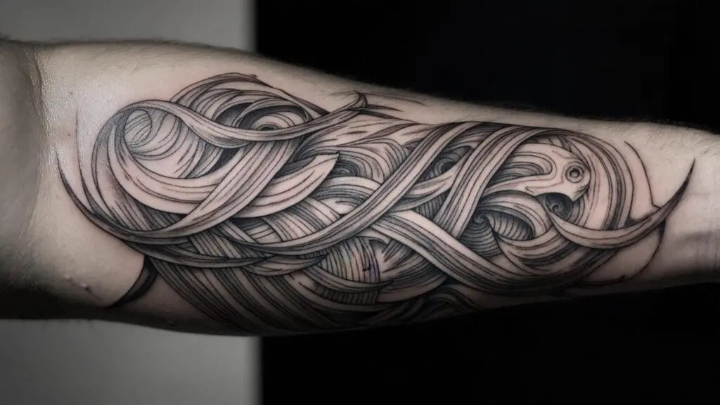 linework flash tattoo