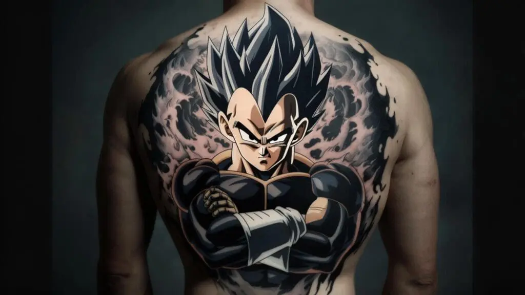 majin vegeta tattoo
