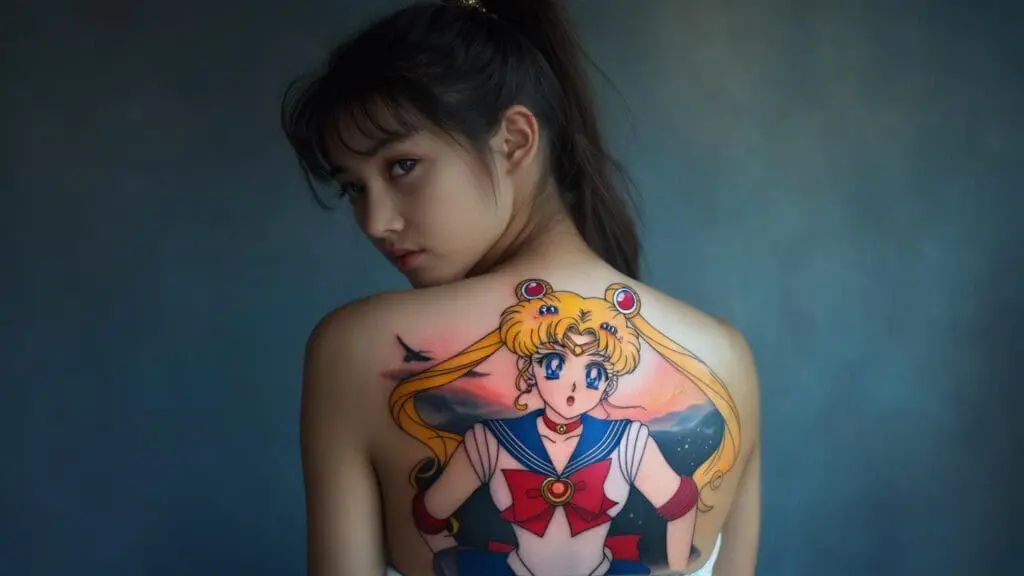 sailor moon tattoo