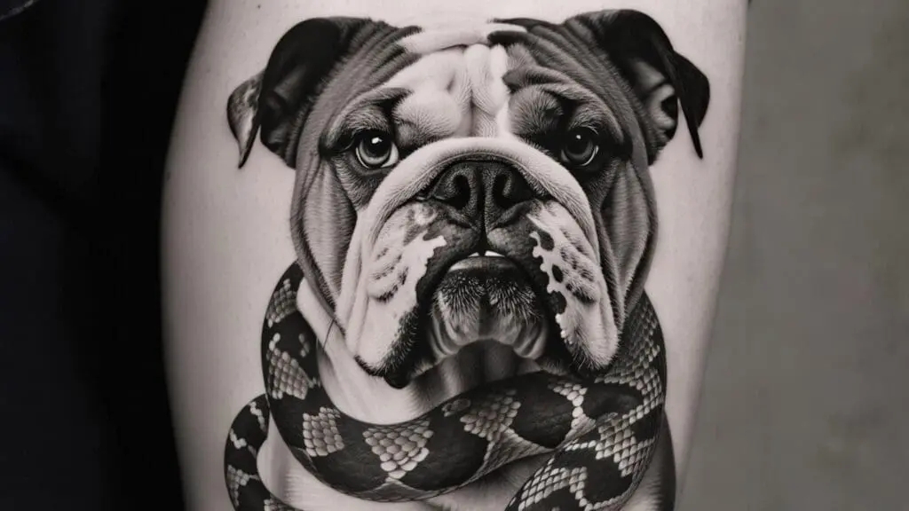 bulldog tattoo