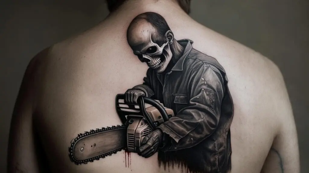 chainsaw man tattoo