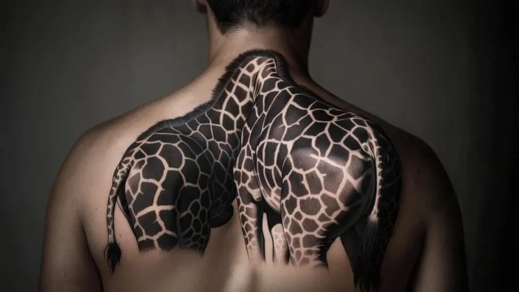 giraffe tattoo
