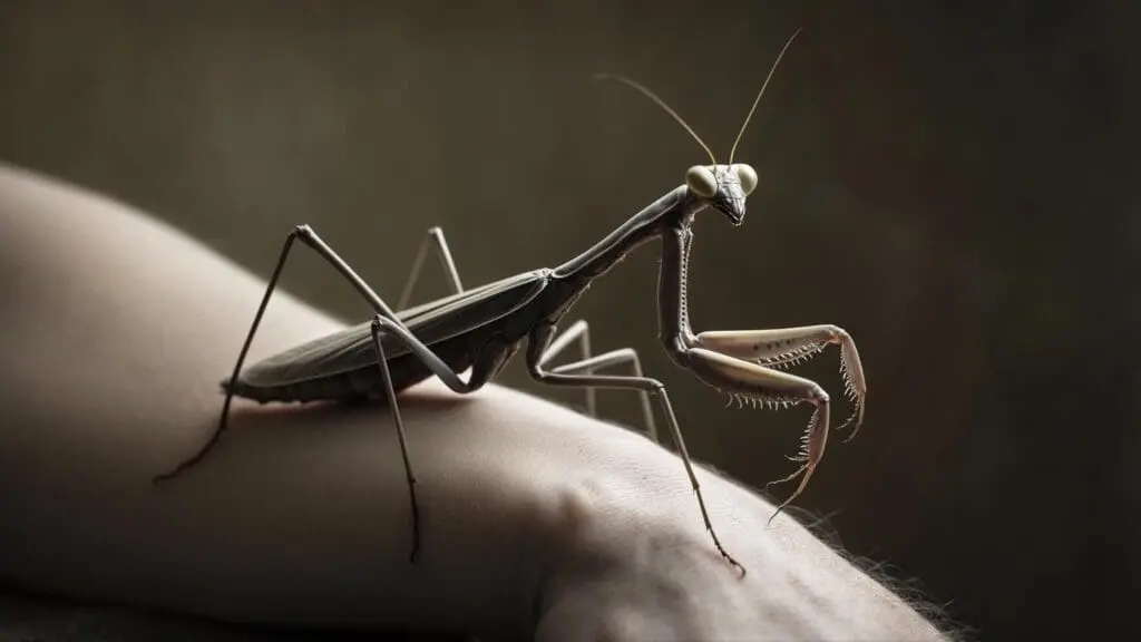 praying mantis tattoo