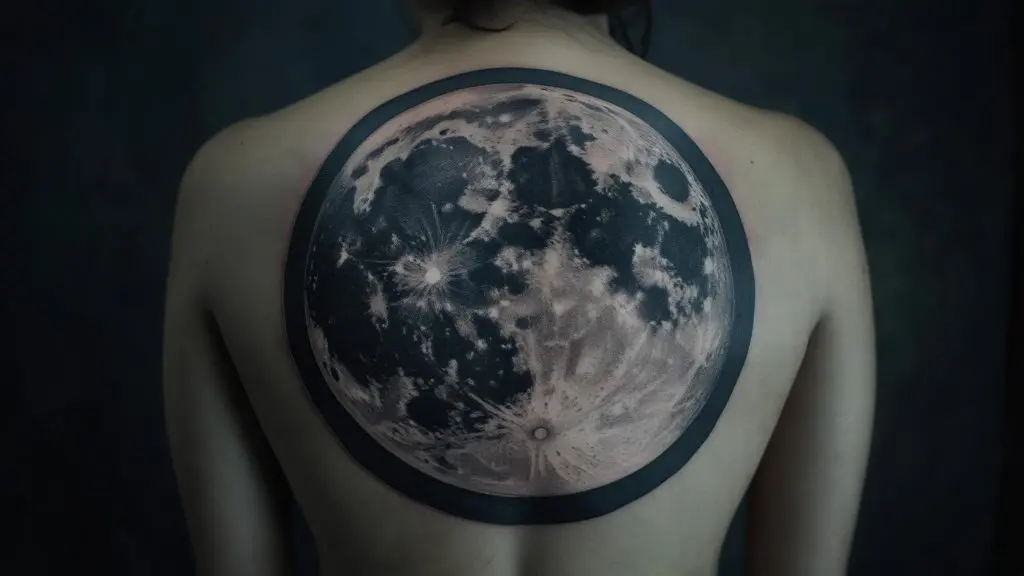 full moon tattoo