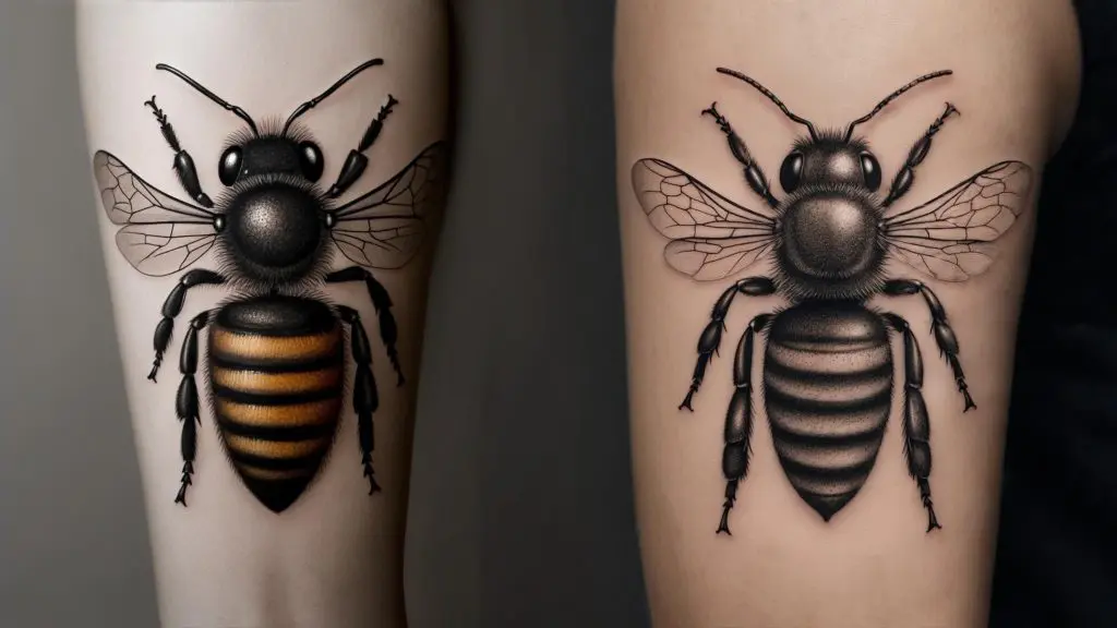 honey bee tattoo