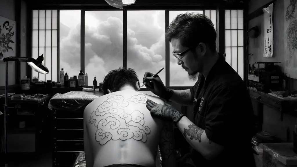 japanese cloud tattoo