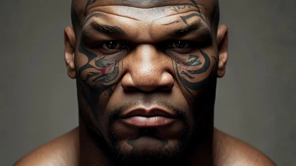 mike tyson face tattoo
