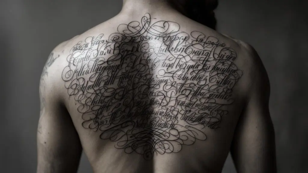 script tattoo