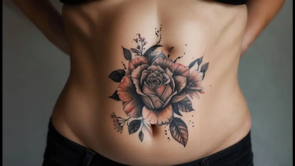 under boob tattoo
