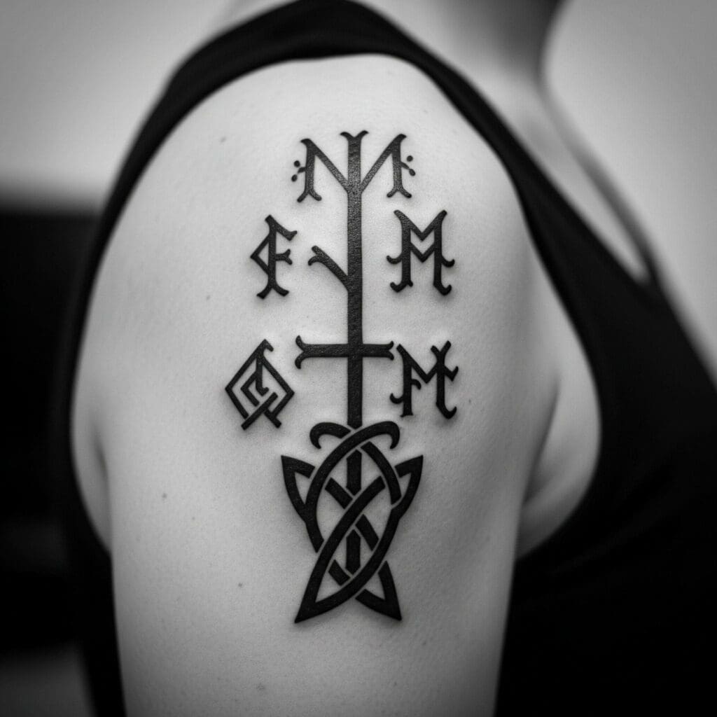 Ogham Tattoo
