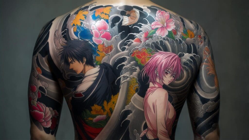 anime tattoo