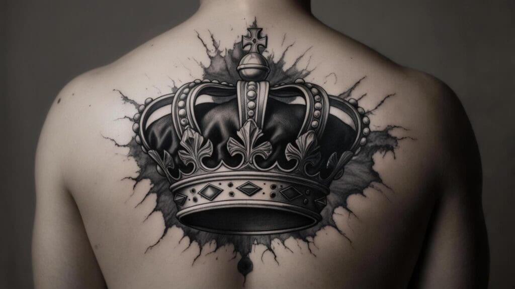 crown tattoo
