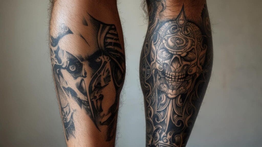 male leg tattoo ideas