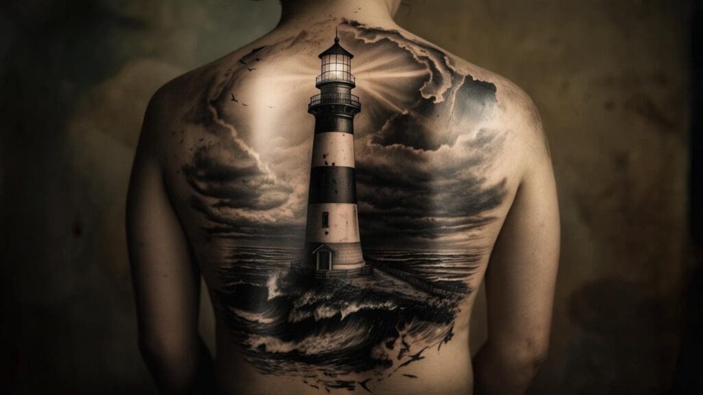lighthouse tattoo