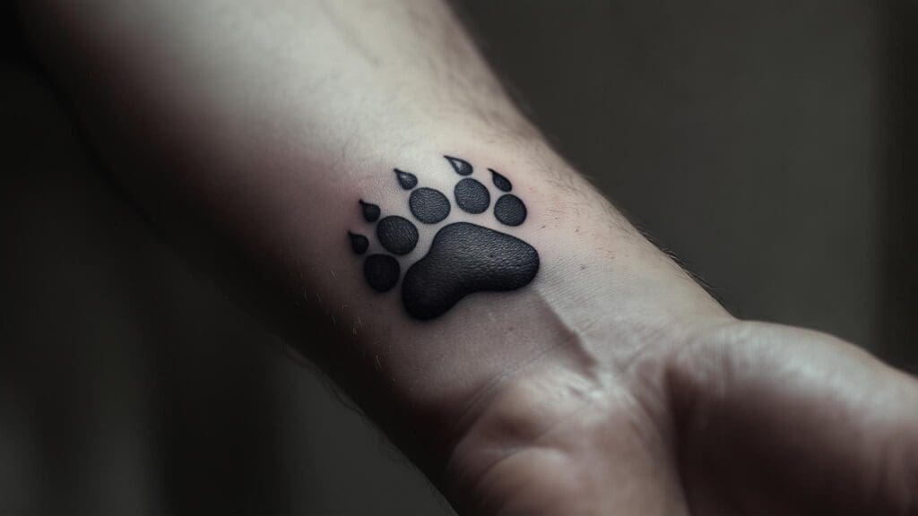 paw print tattoo ideas
