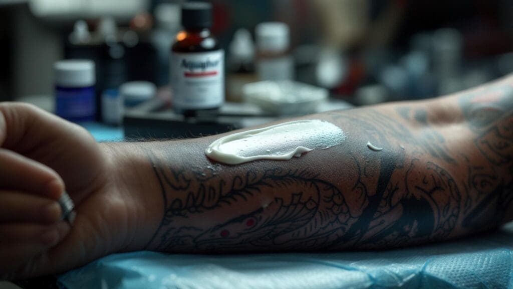 Aquaphor on Tattoo