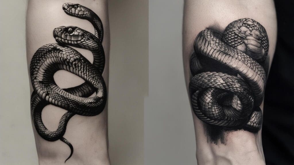 Black and Grey Realism Tattoo