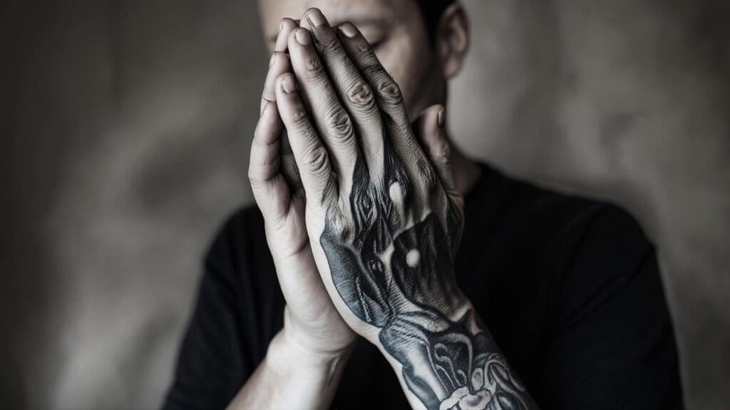 Praying Hands Tattoo