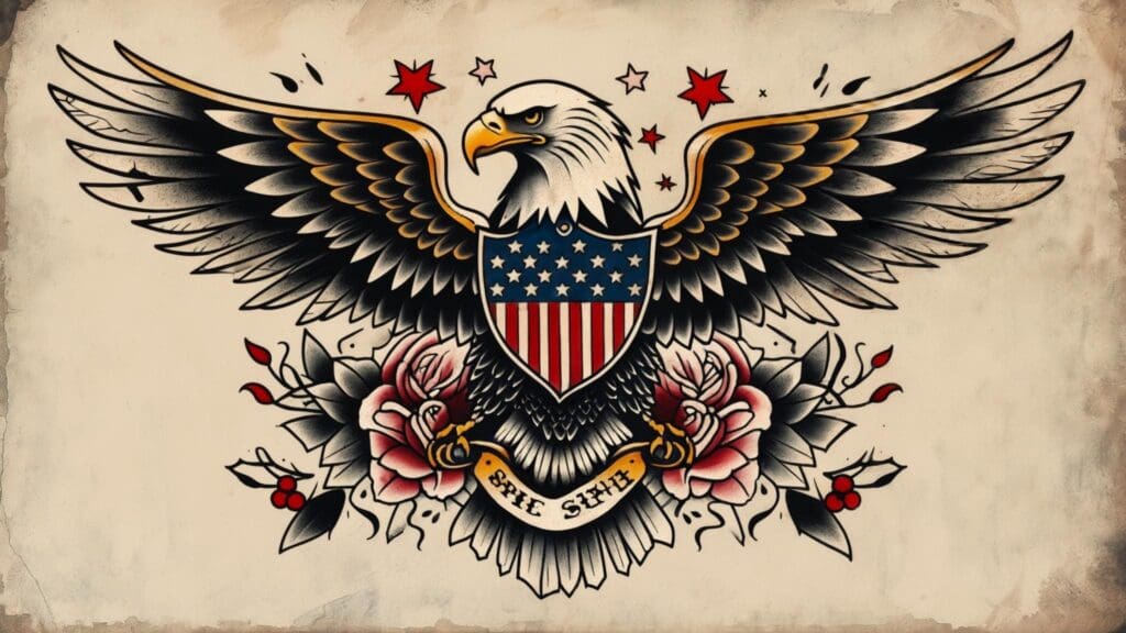 american traditional tattoo flash