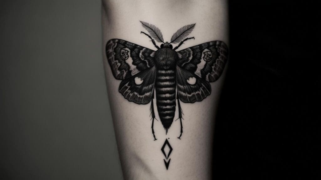 death moth tattoo meaning
