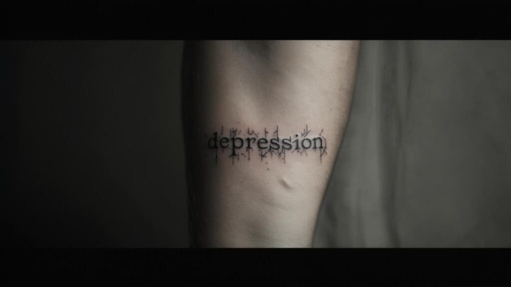 depression tattoo