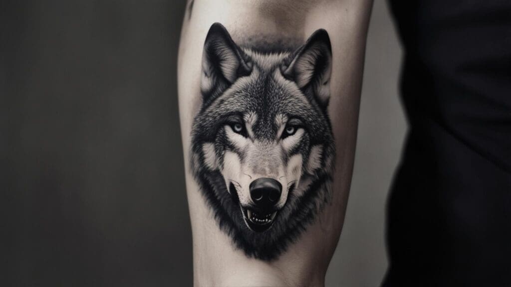 drake face tattoo
