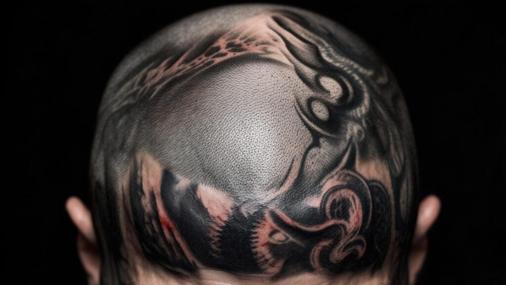 head tattoo