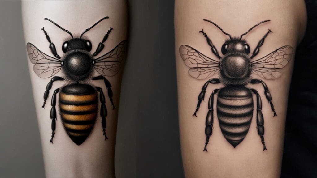honey bee tattoo