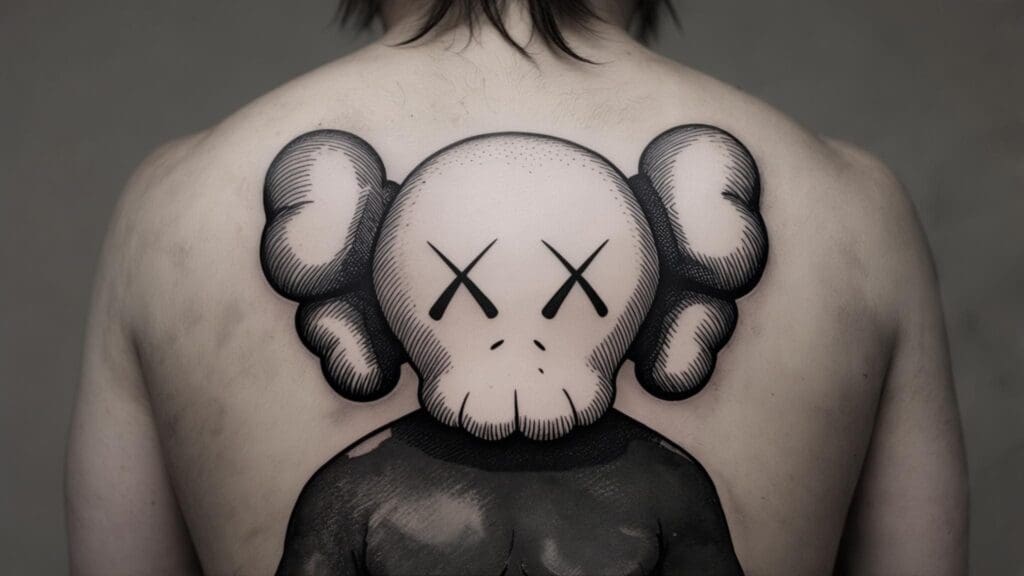 kaws tattoo