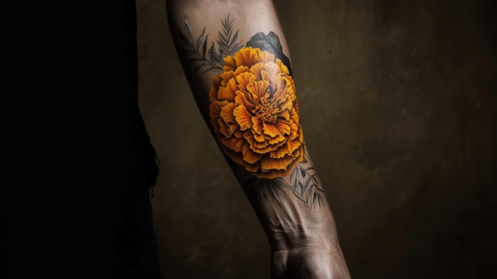 marigold tattoo