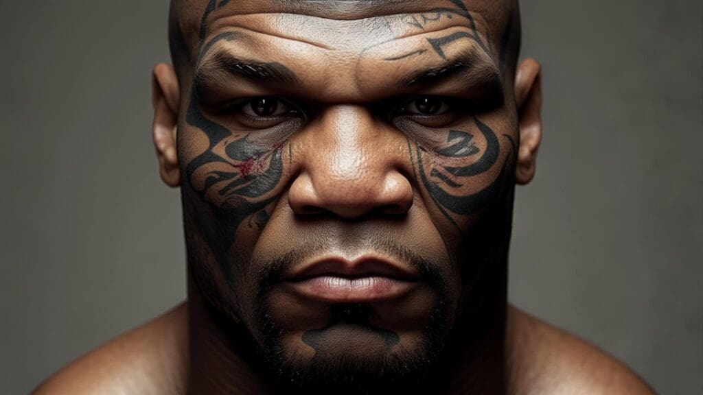 mike tyson face tattoo