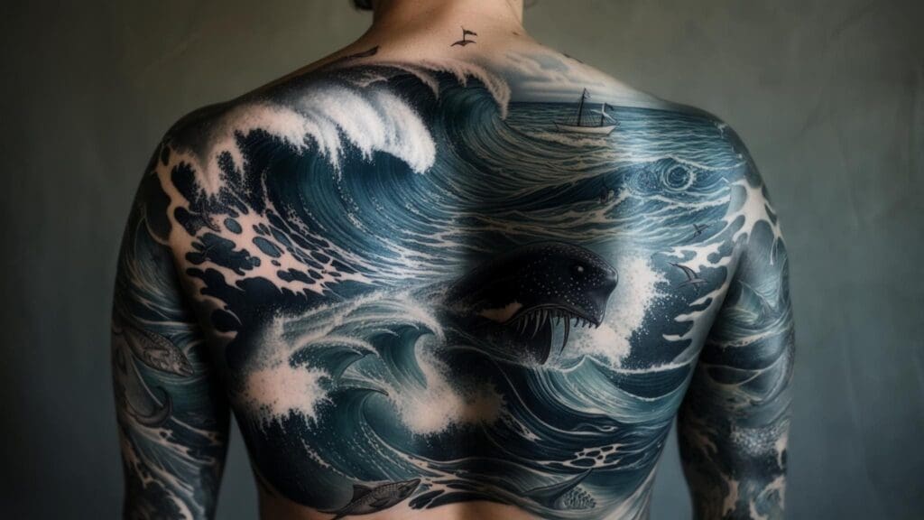 ocean tattoo