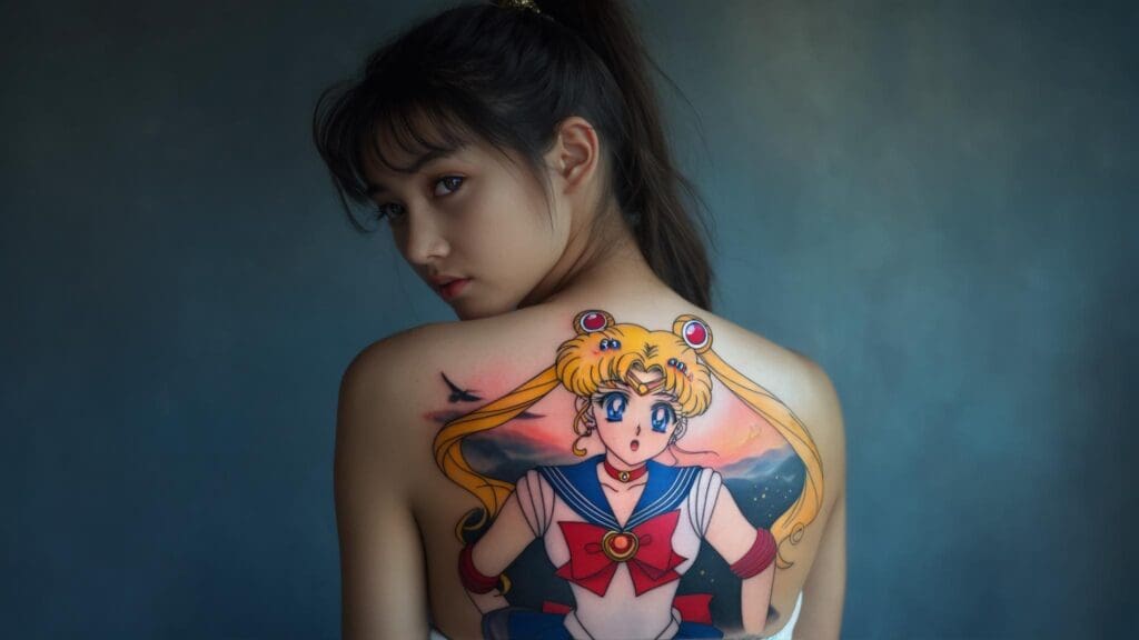 sailor moon tattoo