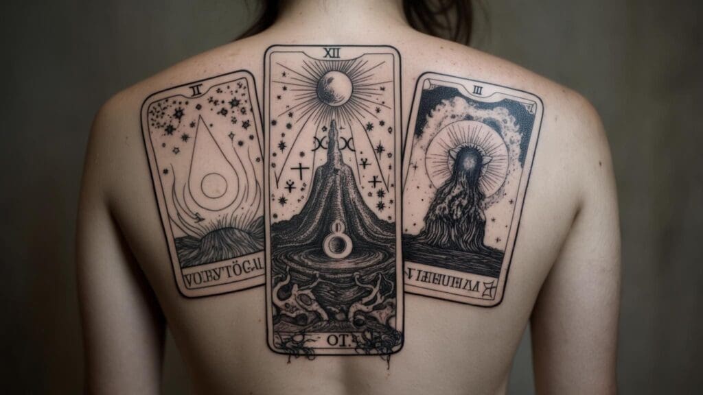 tarot card tattoo