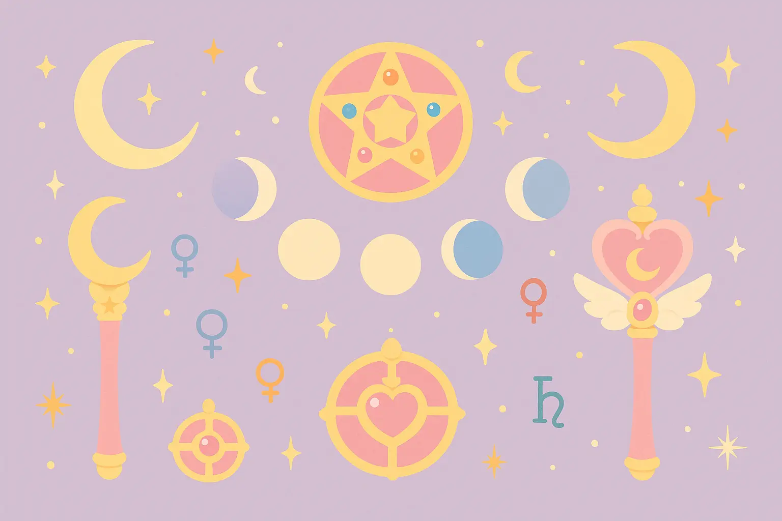 Sailor Moon transformation brooch tattoo