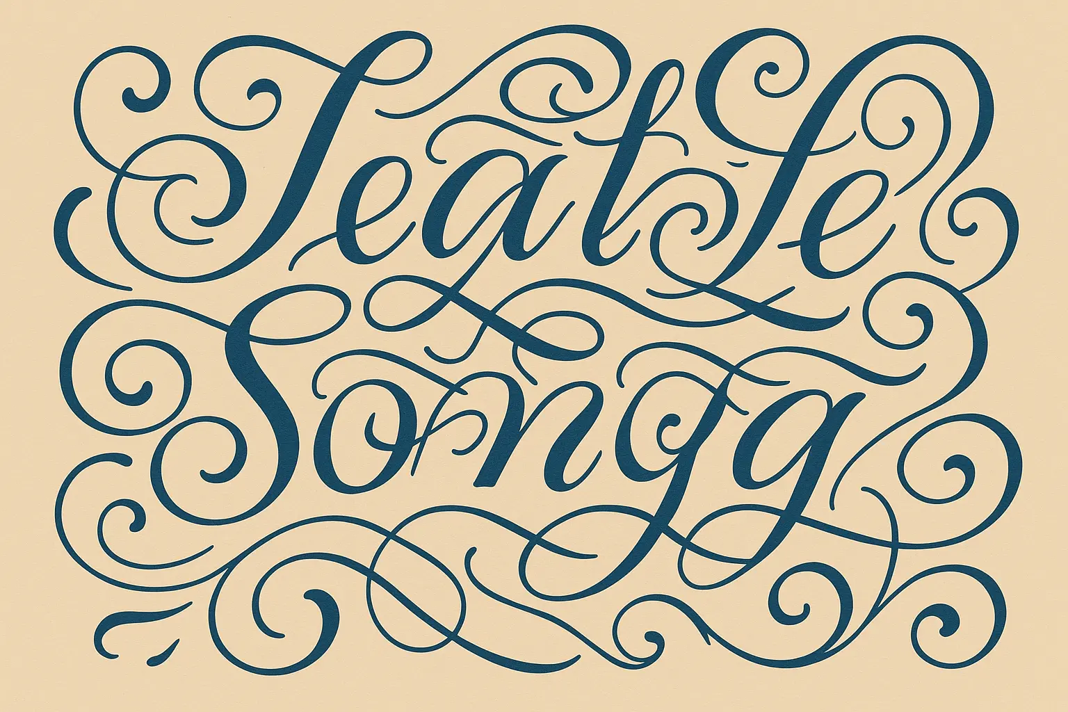 Grunge-style lyrical tattoo designs