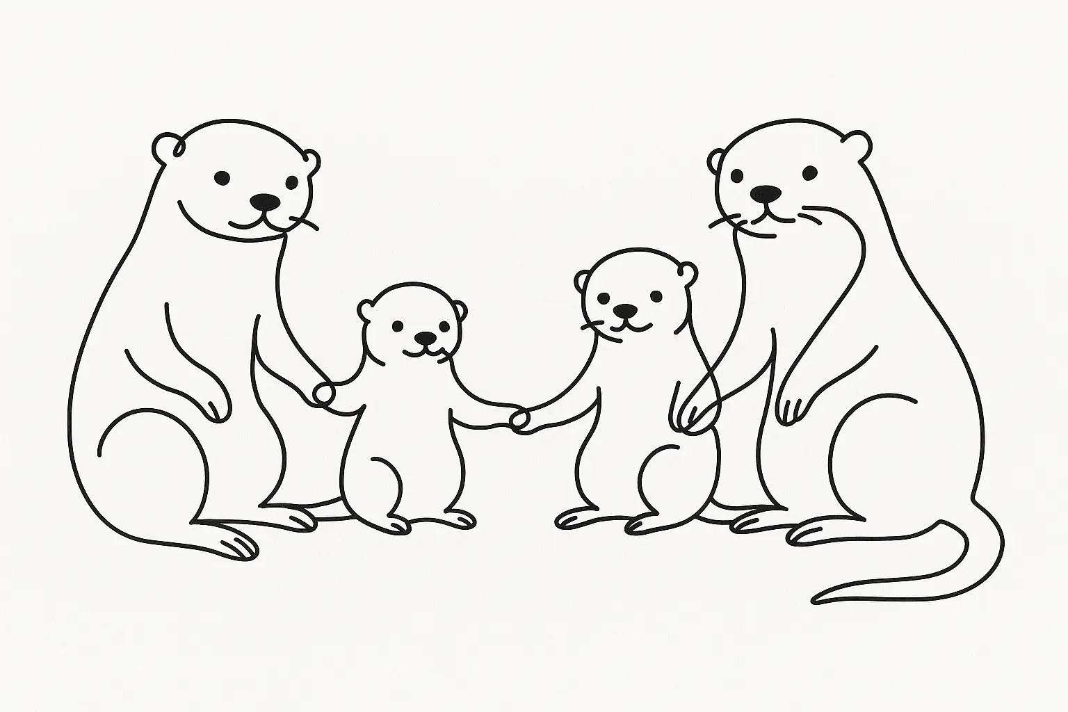 Photorealistic sea otter portrait tattoo