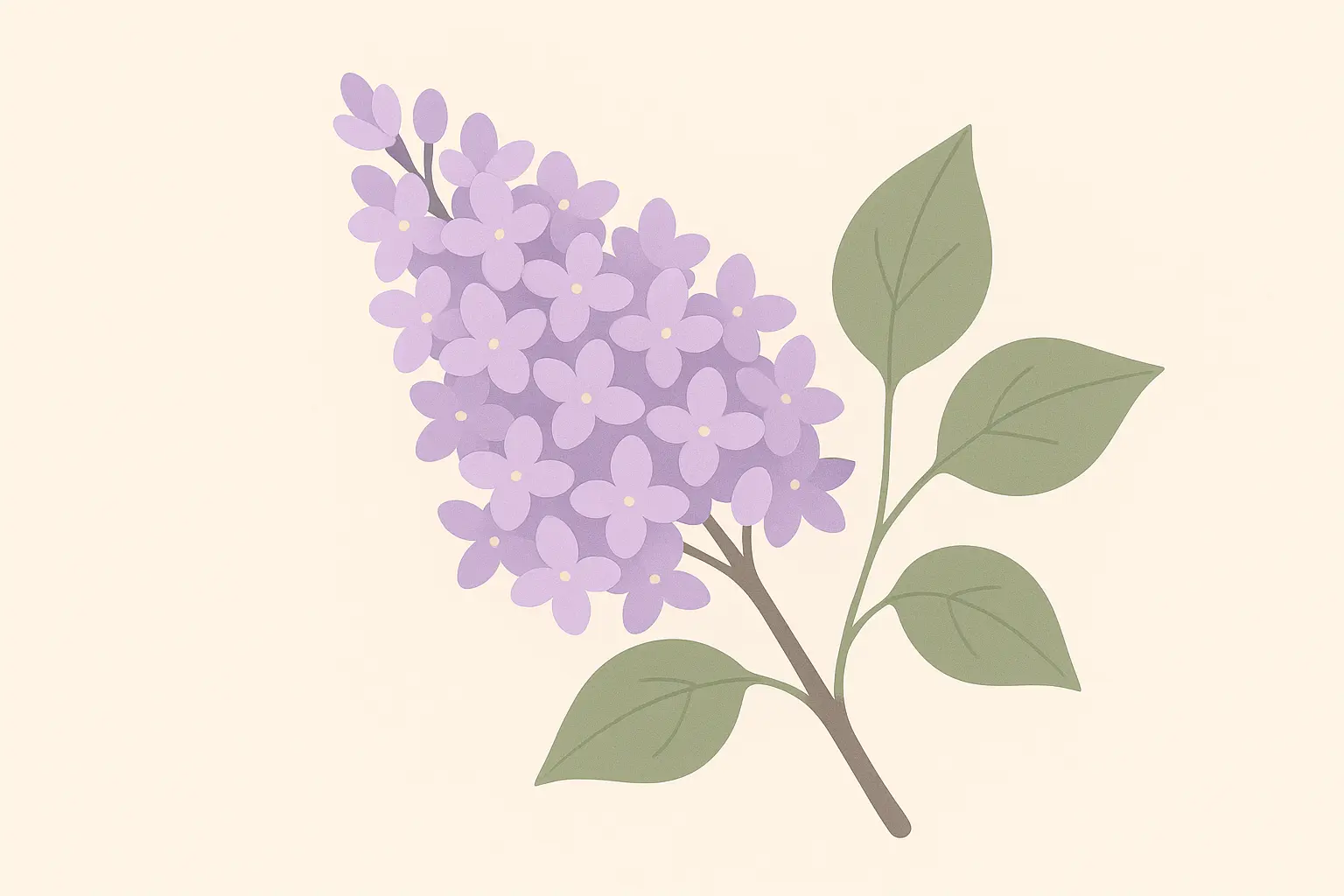 Beautiful lilac tattoo design showcase