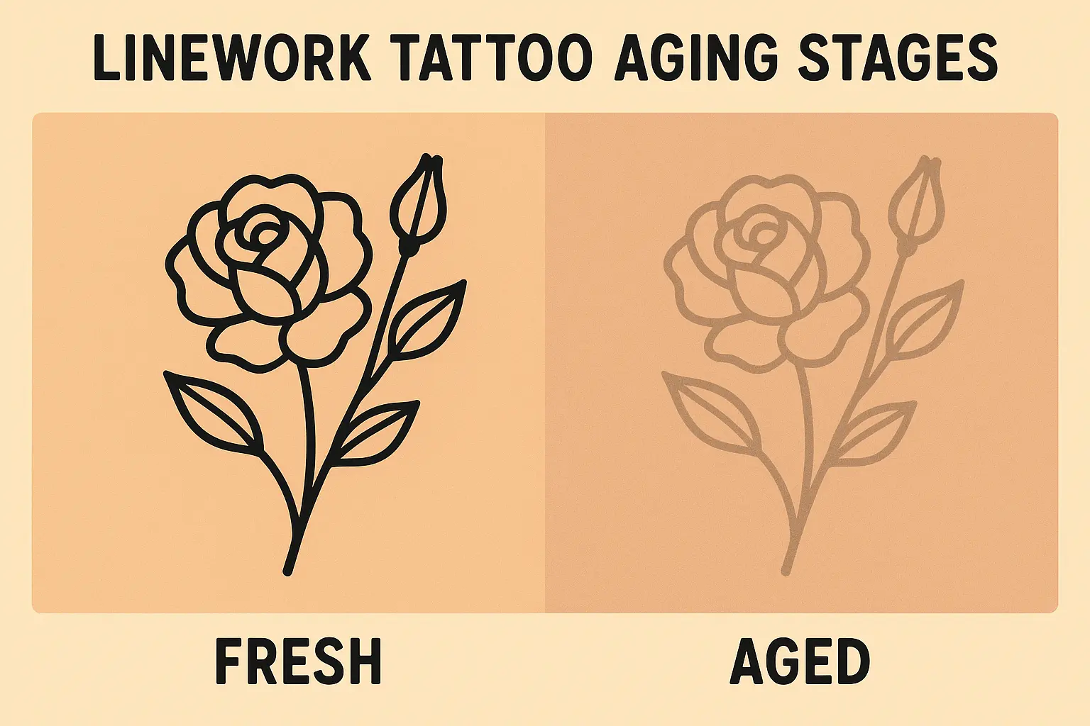 Detailed analysis of linework tattoo categories