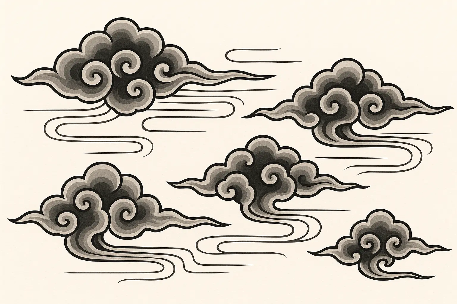 Traditional Japanese cloud tattoo design considerations