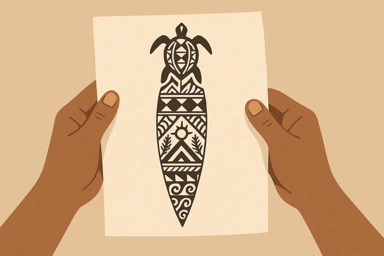Traditional Hawaiian tattoo tools and cultural preparation ceremony