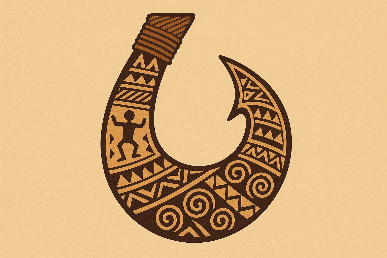 Hawaiian cultural heritage tattoo with family genealogy patterns