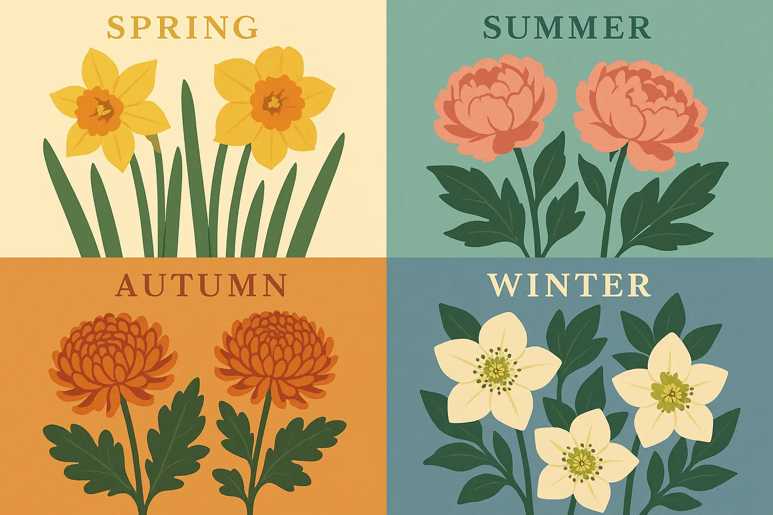 Seasonal flower tattoos lifecycle symbolism