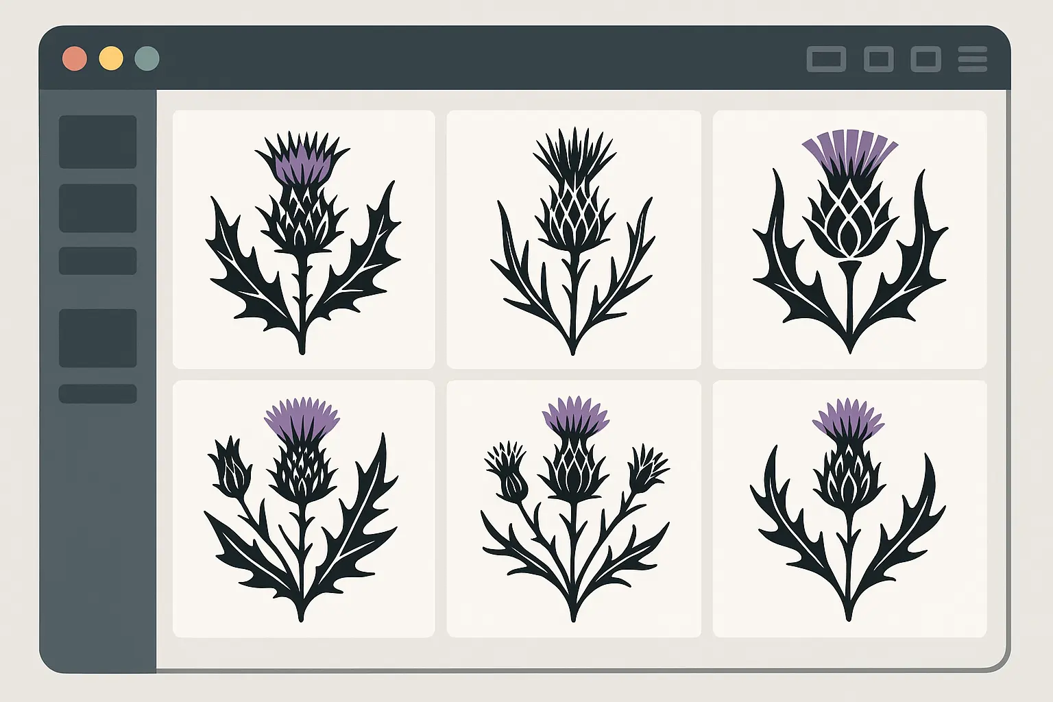 AI tattoo design generation interface