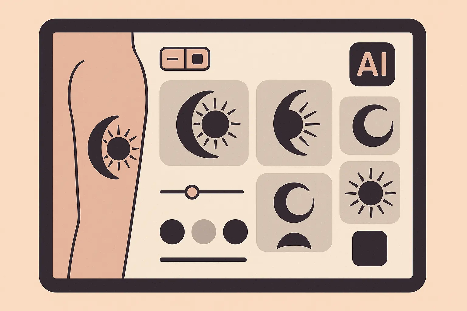 Tattoo Generator IQ eclipse design process