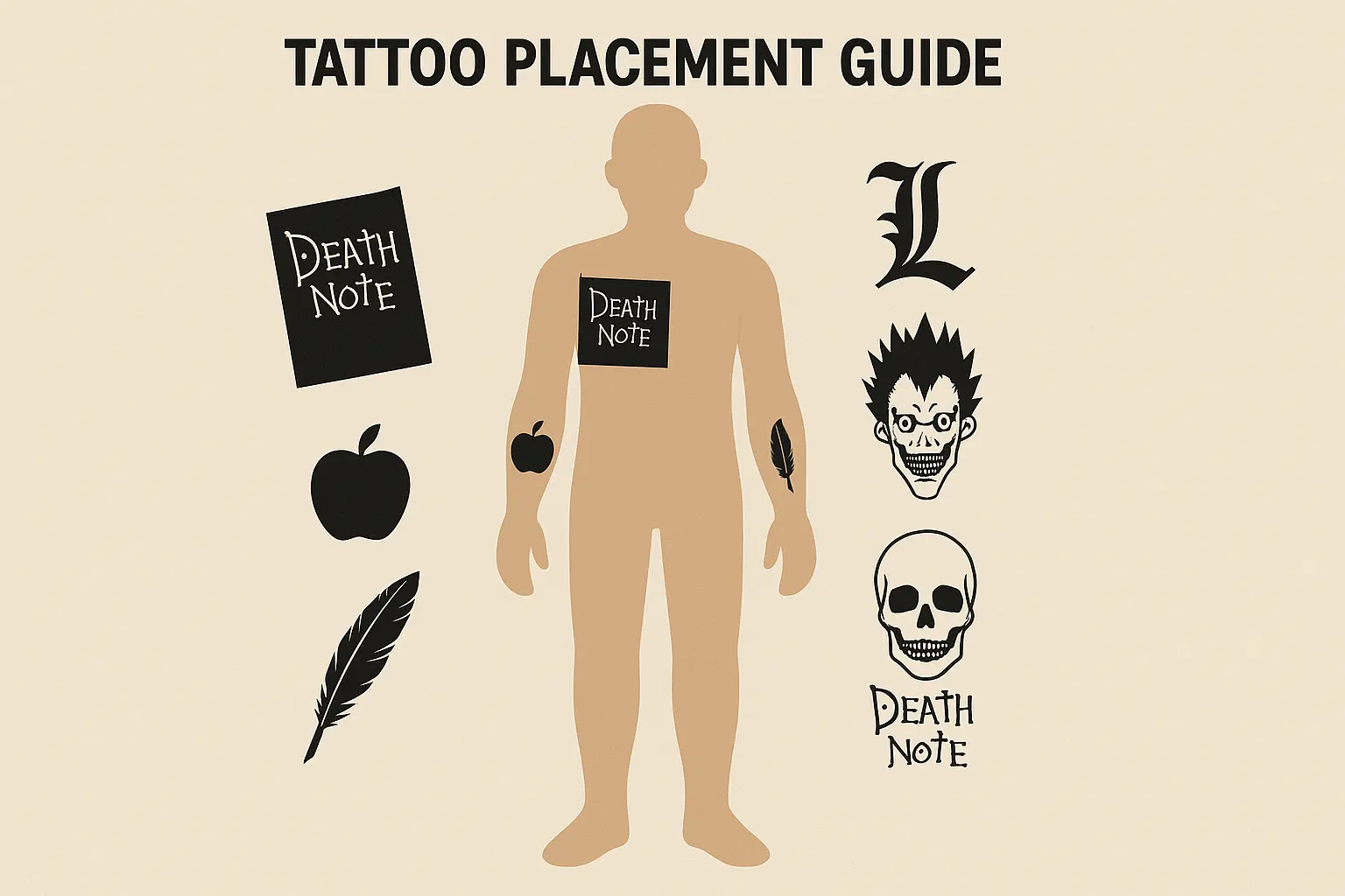 Death Note tattoo lifestyle considerations